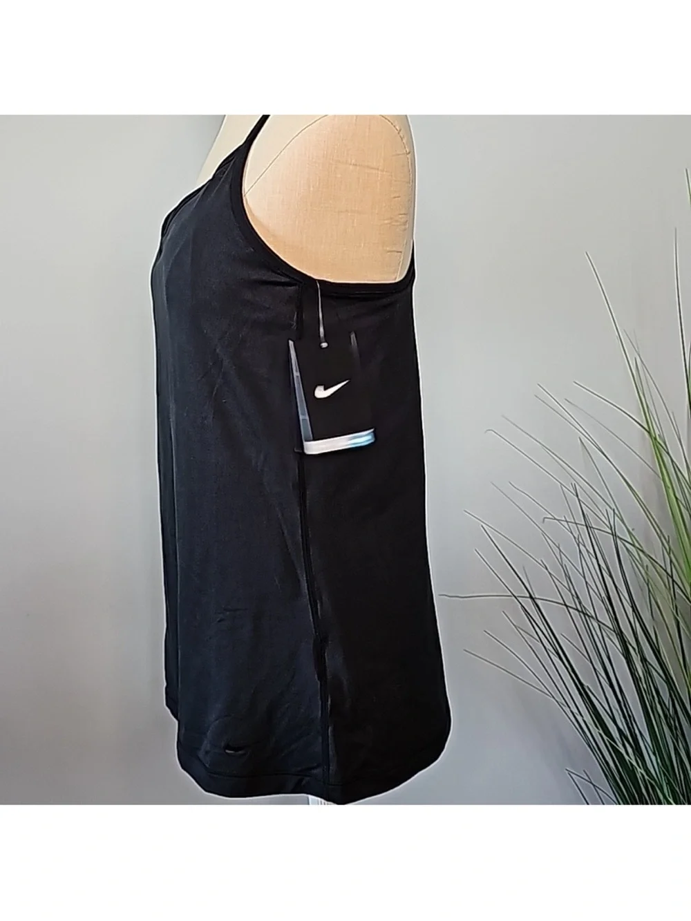 NWT Nike Women's Dri-Fit Black Tank with Built in Sports Bra